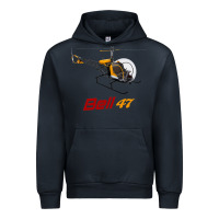 Navy bell 47 helicopter Urban Hoodie - ArtMosaic