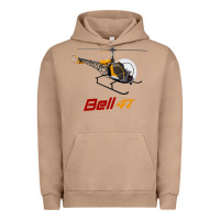 Pigment Burro bell 47 helicopter Urban Hoodie - ArtMosaic