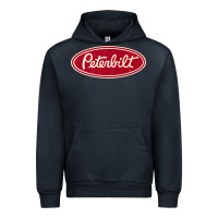 Navy peterbilt truck racing vintage Urban Hoodie - ArtMosaic