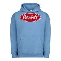 Pigment Pebble Blue peterbilt truck racing vintage Urban Hoodie - ArtMosaic