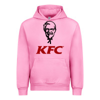 Fuchsia Pink k.f.c-restaurant Urban Hoodie - ArtMosaic