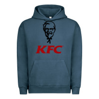 Pigment Midnight Navy k.f.c-restaurant Urban Hoodie - ArtMosaic