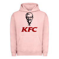 Pigment Salmon k.f.c-restaurant Urban Hoodie - ArtMosaic