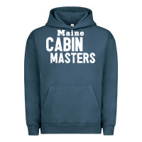 Pigment Midnight Navy maine cabin masters Urban Hoodie - ArtMosaic