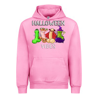 Fuchsia Pink halloween vibes dick tie dye hippie retro lazy costume Urban Hoodie - ArtMosaic