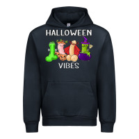 Halloween Vibes Dick Tie Dye Hippie Retro Lazy Costume Urban Hoodie | Teevron