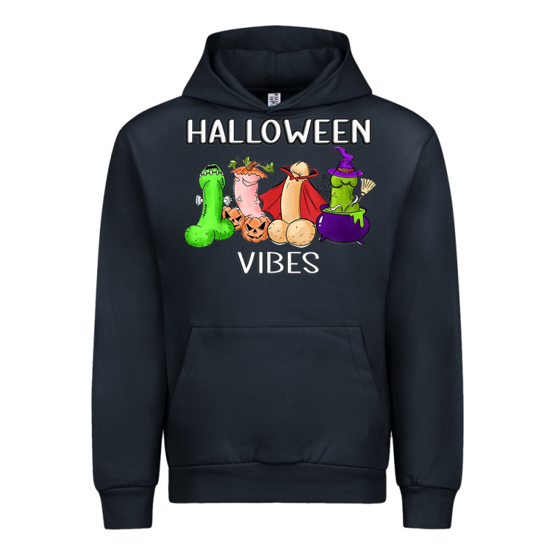 Halloween Vibes Dick Tie Dye Hippie Retro Lazy Costume Urban Hoodie by ArtMosaic | Teevron