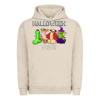 Pigment French Oak halloween vibes dick tie dye hippie retro lazy costume Urban Hoodie - ArtMosaic