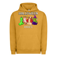 Pigment Peanut Butter halloween vibes dick tie dye hippie retro lazy costume Urban Hoodie - ArtMosaic