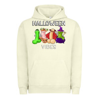 Pigment Pistachio halloween vibes dick tie dye hippie retro lazy costume Urban Hoodie - ArtMosaic