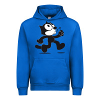 Cobalt felix the cat whistling Urban Hoodie - ArtMosaic