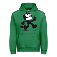 Emerald felix the cat whistling Urban Hoodie - ArtMosaic