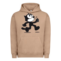 Pigment Burro felix the cat whistling Urban Hoodie - ArtMosaic