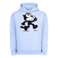 Pigment Grape Ice felix the cat whistling Urban Hoodie - ArtMosaic