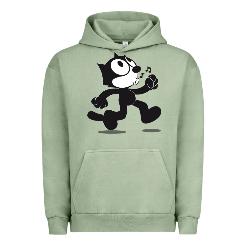 Felix The Cat Whistling Urban Hoodie by ArtMosaic | Teevron