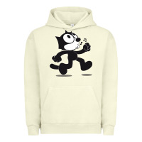 Pigment Pistachio felix the cat whistling Urban Hoodie - ArtMosaic