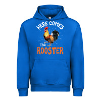Cobalt Here Comes The Rooster Shirt Chicken Lady Outfit 243 Urban Hoodie - ArtMosaic