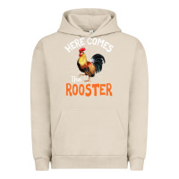 Pigment French Oak Here Comes The Rooster Shirt Chicken Lady Outfit 243 Urban Hoodie - ArtMosaic
