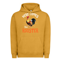 Pigment Peanut Butter Here Comes The Rooster Shirt Chicken Lady Outfit 243 Urban Hoodie - ArtMosaic