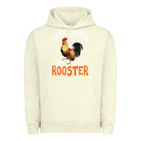 Pigment Pistachio Here Comes The Rooster Shirt Chicken Lady Outfit 243 Urban Hoodie - ArtMosaic