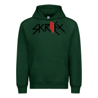 Forest Green white skrillex Urban Hoodie - ArtMosaic