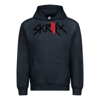 Navy white skrillex Urban Hoodie - ArtMosaic