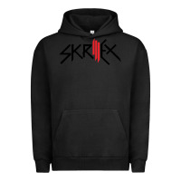 Pigment Black white skrillex Urban Hoodie - ArtMosaic