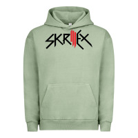 Pigment Oil Green white skrillex Urban Hoodie - ArtMosaic