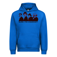 Cobalt sure i'm a marxist Urban Hoodie - ArtMosaic