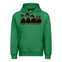 Emerald sure i'm a marxist Urban Hoodie - ArtMosaic