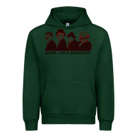 Forest Green sure i'm a marxist Urban Hoodie - ArtMosaic