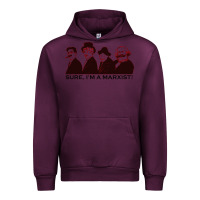 Mauve Wine sure i'm a marxist Urban Hoodie - ArtMosaic