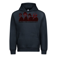 Navy sure i'm a marxist Urban Hoodie - ArtMosaic