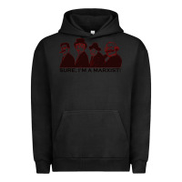Pigment Black sure i'm a marxist Urban Hoodie - ArtMosaic