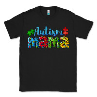 Black autism mama Classic Tee - CowGirlArtShop
