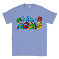 Colony Blue autism mama Classic Tee - CowGirlArtShop