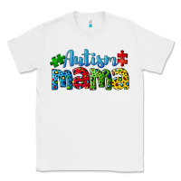 White autism mama Classic Tee - CowGirlArtShop