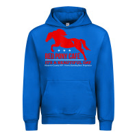 Cobalt Red Pony Cafe, Funny cute horse lover Urban Hoodie - ArtMosaic