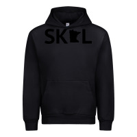 Black skol minnesota hoodie  let's go mn hooded sweatshirt Urban Hoodie - ArtMosaic