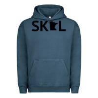 Pigment Midnight Navy skol minnesota hoodie  let's go mn hooded sweatshirt Urban Hoodie - ArtMosaic