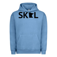 Pigment Pebble Blue skol minnesota hoodie  let's go mn hooded sweatshirt Urban Hoodie - ArtMosaic