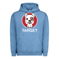Pigment Pebble Blue target team member Urban Hoodie - ArtMosaic