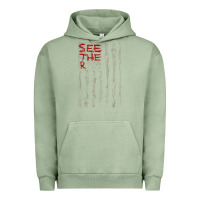 Pigment Oil Green Seether Bone Flag Urban Hoodie - ArtMosaic