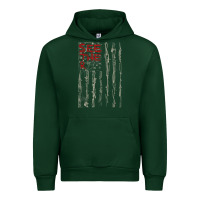 Forest Green Seether Bone Flag Urban Hoodie - ArtMosaic