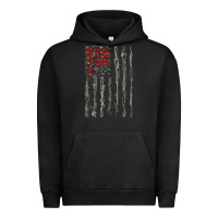 Pigment Black Seether Bone Flag Urban Hoodie - ArtMosaic