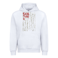 White Seether Bone Flag Urban Hoodie - ArtMosaic