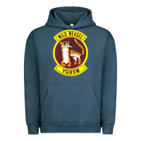 Pigment Midnight Navy Air Force Wild Weasel YGBSM Urban Hoodie - ArtMosaic