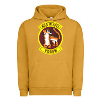 Pigment Peanut Butter Air Force Wild Weasel YGBSM Urban Hoodie - ArtMosaic