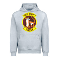 Heather Grey Air Force Wild Weasel YGBSM Urban Hoodie - ArtMosaic