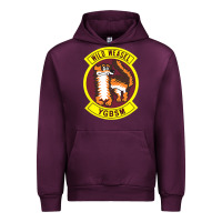 Mauve Wine Air Force Wild Weasel YGBSM Urban Hoodie - ArtMosaic